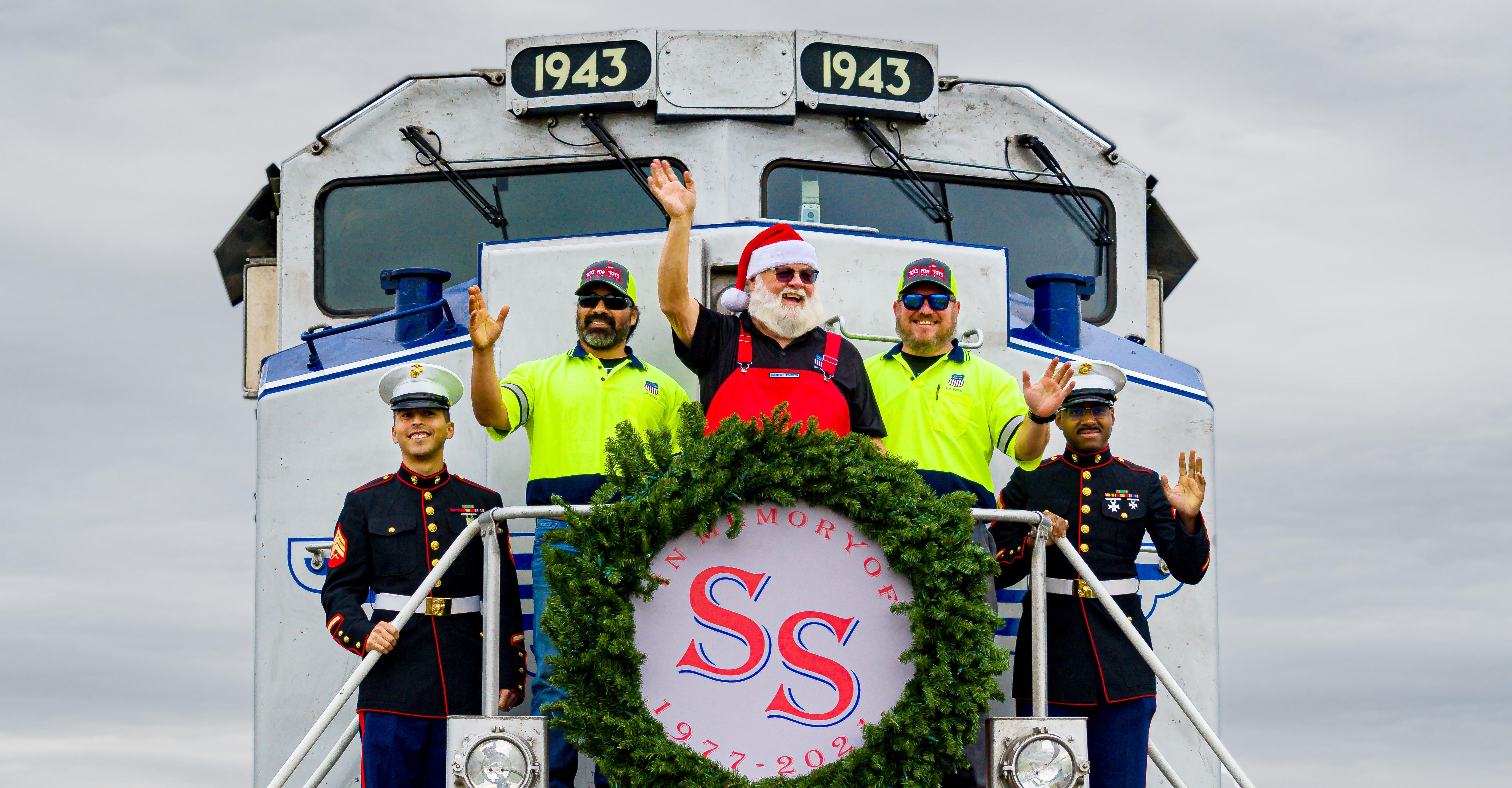 Marines In Operation Toys For Tots