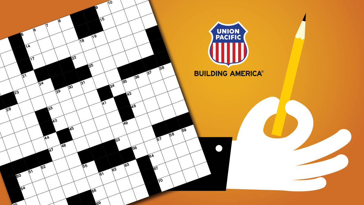 UP: Union Pacific Cross(ing) Word Puzzle