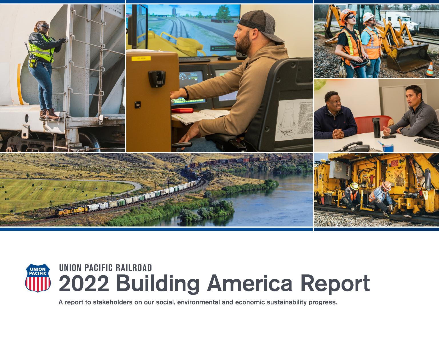 UP Union Pacific Outlines Progress Toward a More Sustainable Future in
