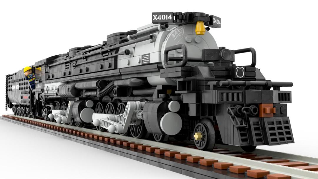 Big Boy 4014 lego set, Inside Track