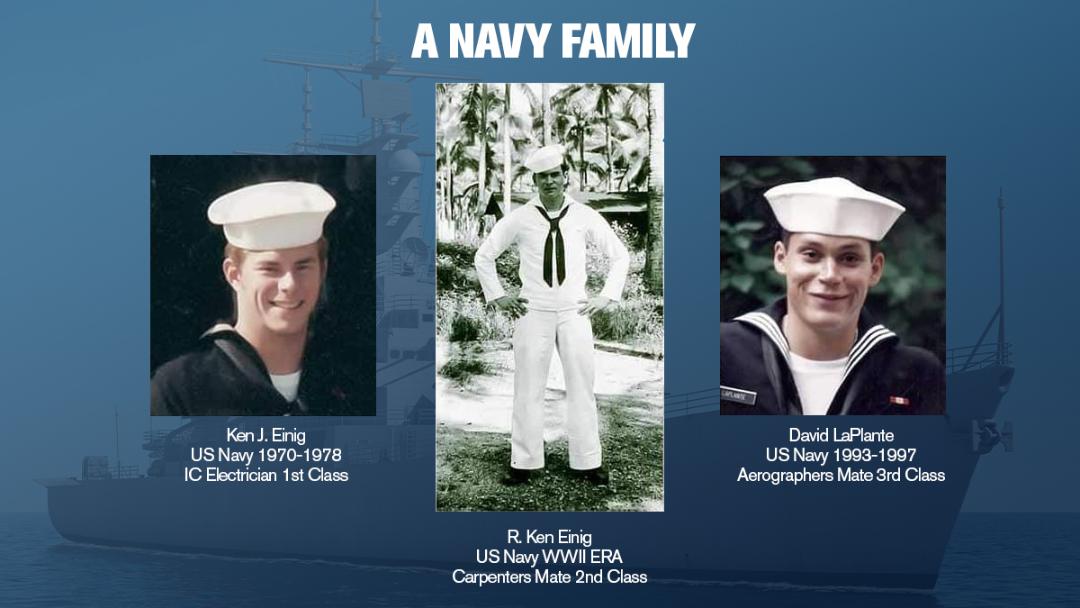 Navy family Dad Ken and David | MR