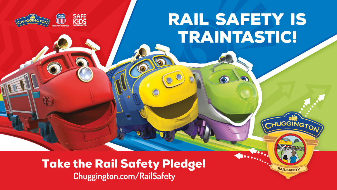 UP: Popular Animated Characters Make Rail Safety 'Traintastic'