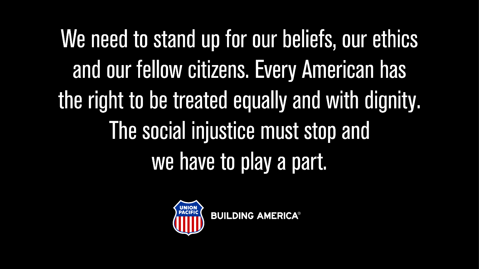 UP It s Time To Stand Up And Speak Out Against Social Injustice