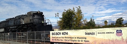 Big Boy No. 4014 Leaving Los Angeles County Fairplex
