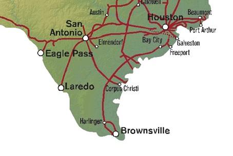 Map of Laredo