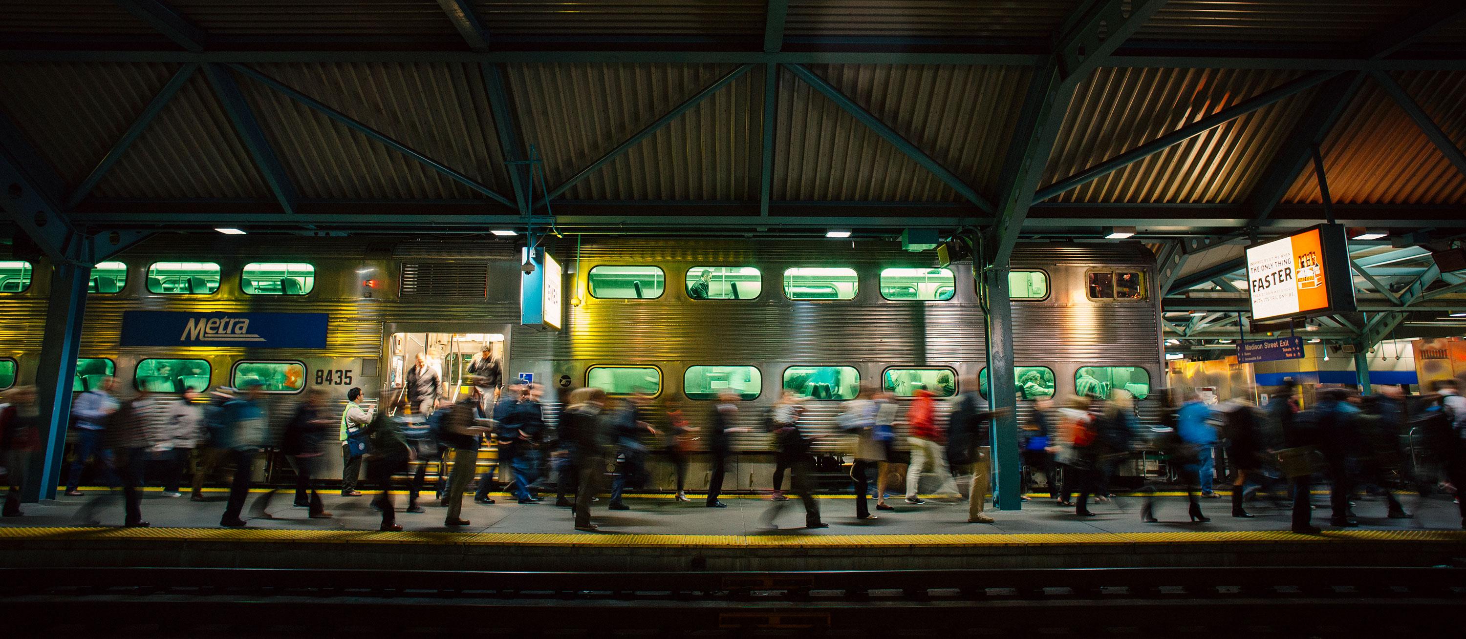 Original | Inside Track: Chicago Commuter Metra passengers