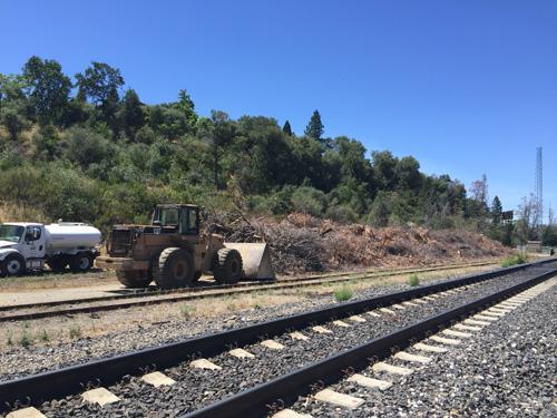 Track Clearing - California Fire