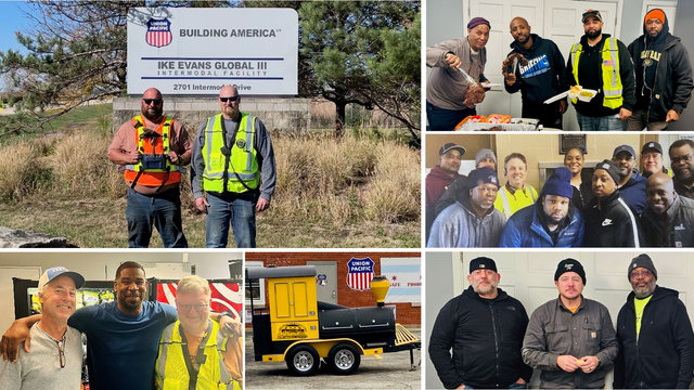 Chicago Service Unit Transportation employees celebrate 365 days injury-free.