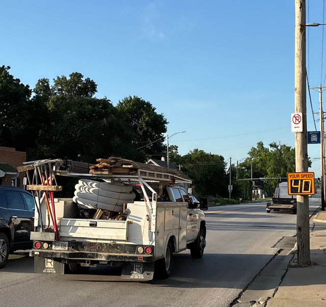 North Omaha Speed Sign