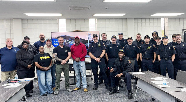 Local police officers, firefighters and state troopers participated in Operation Lifesaver Railroad Investigation and Safety Course (RISC) in Pine Bluff, Arkansas.