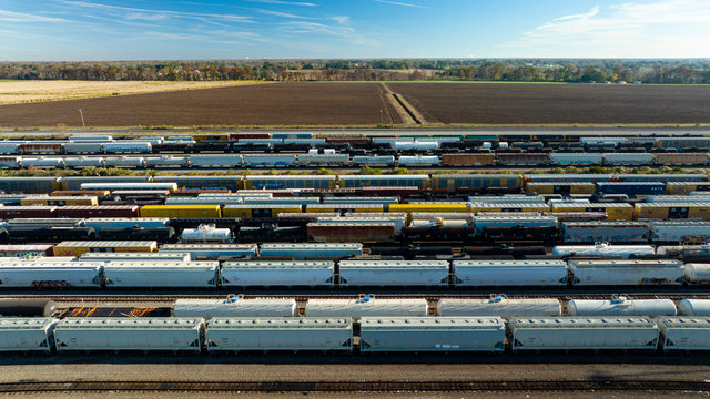 Aerial view of Livonia Yard.