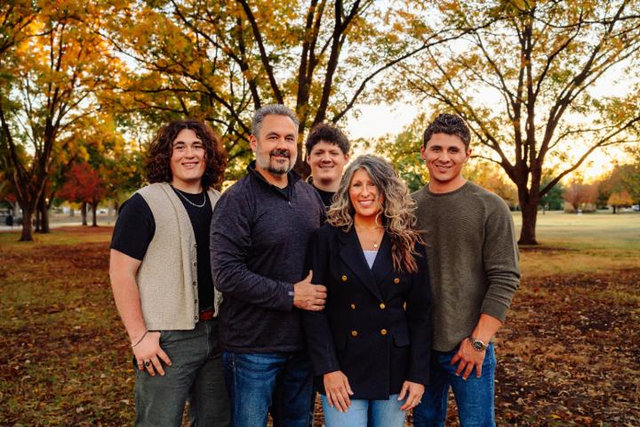 Senior Manager Terry Hanken pictured with family. | MR