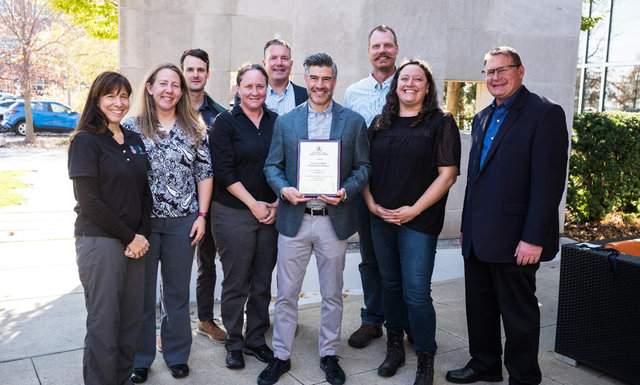 Supply Chain team shows support for AAR Nominee Kevin Peterburs. | MR