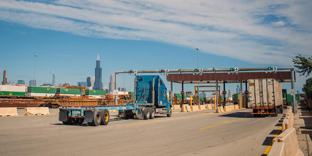 Intermodal Cranes in Chicago