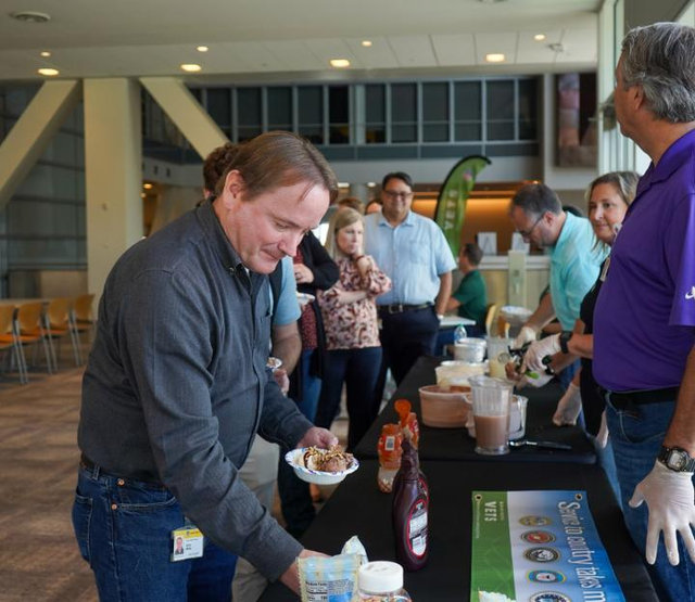 2023 UPVETS Scoops for Troops Omaha Ice Cream Scoop Line | O