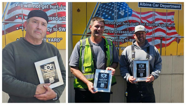 Rail Car Technicians Patrick Donnelly, James Rose and Tim Gnade | L