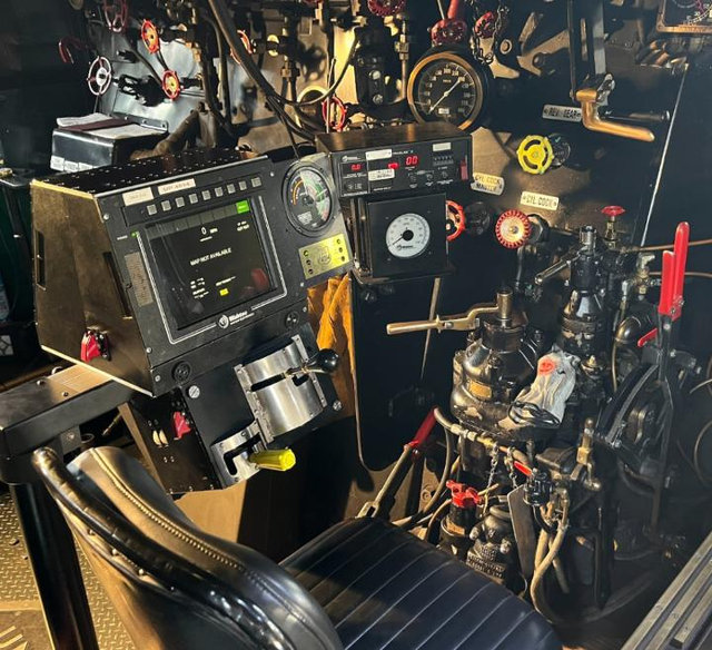PTC Console in the cab of Big Boy No. 4014 | LR