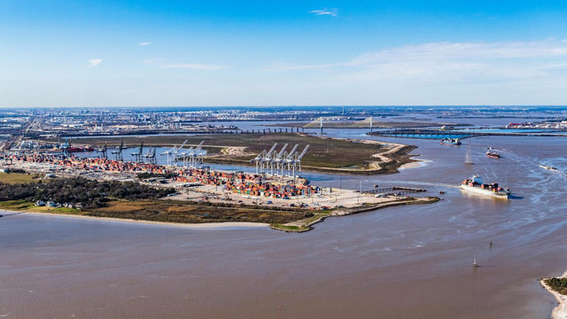 Aerial of Barbours Cut Container Terminal | MR