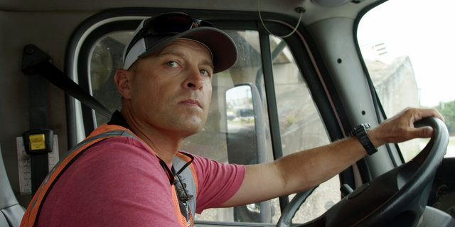 Brandt Truck Operator Chad Francis driving in Texas. | L