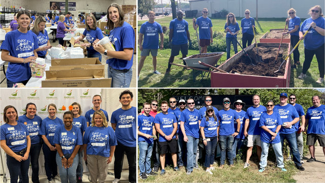 Finance volunteers help maintain playgrounds and gardens | MR