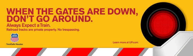 When the gates are down, don't go around.