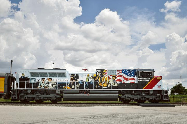 No. 1111 - Employee Pride Locomotive lateral