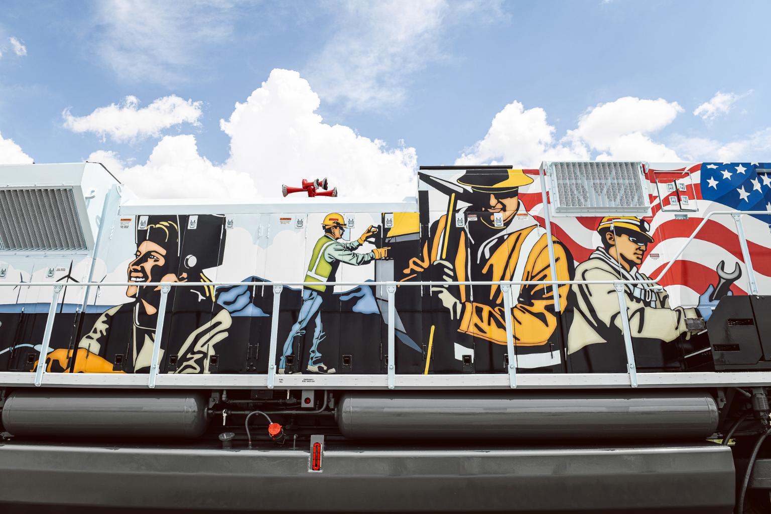 Large Retina | Employee Price Locomotive - Right Middle Closeup