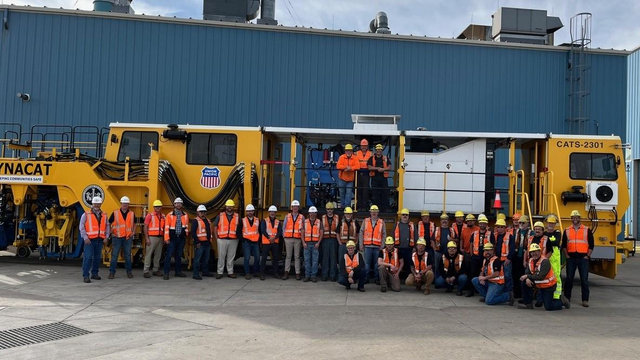 Union Pacificâ  s Denver equipment shop recently hosted a | O