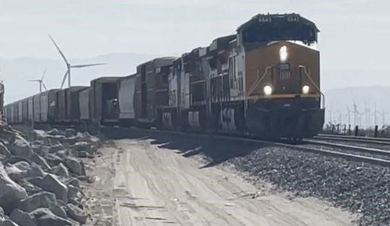 Train Operates on Yuma Sub After Tropical Storm Hilary