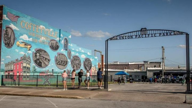 The new â  Union Pacific Parkâ   honors the role the railroad | MR
