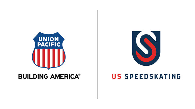 Union Pacific is a official sponsor of US Speedskating
