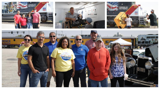 UP team members, families, and CEO Jim Vena at Omaha Family Day | O