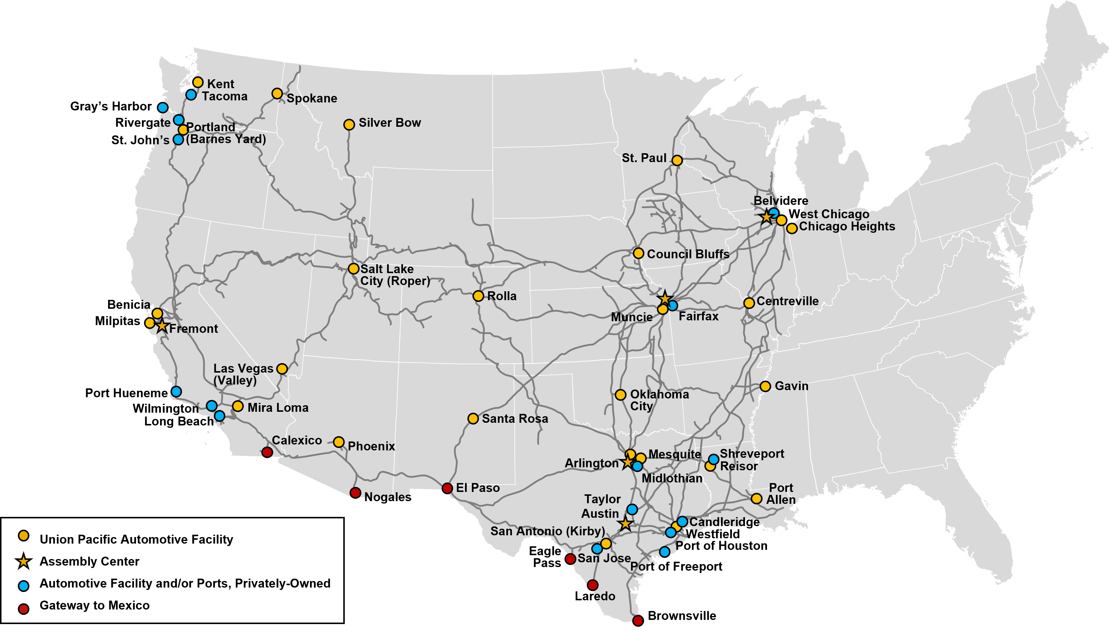 Autos facility map