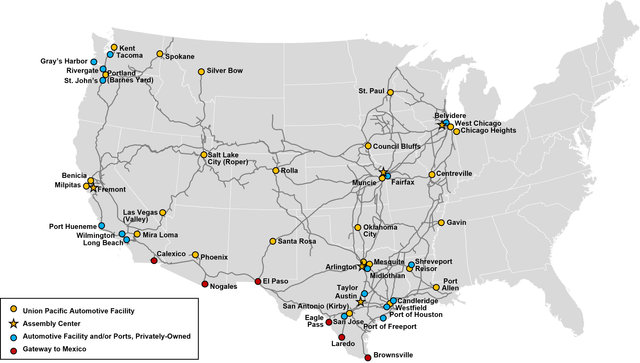 Autos facility map