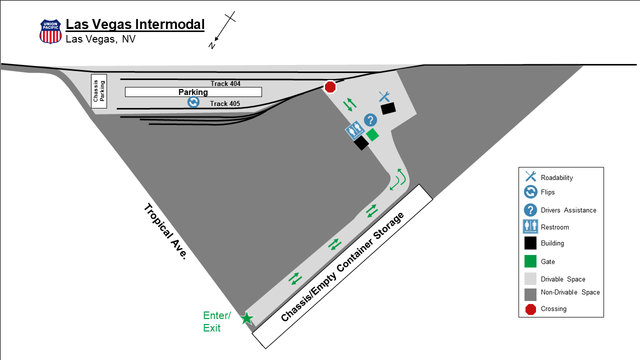 Las vegas detailed facility map