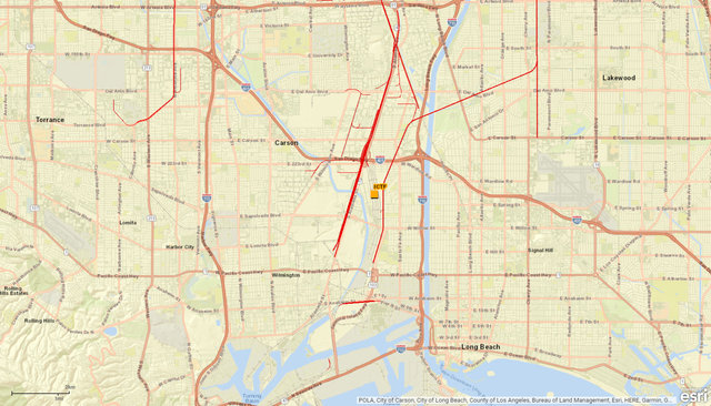 Los angeles ICTF map