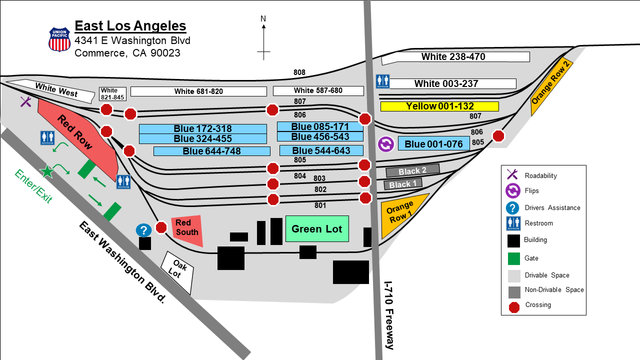 Los angeles detailed facility map