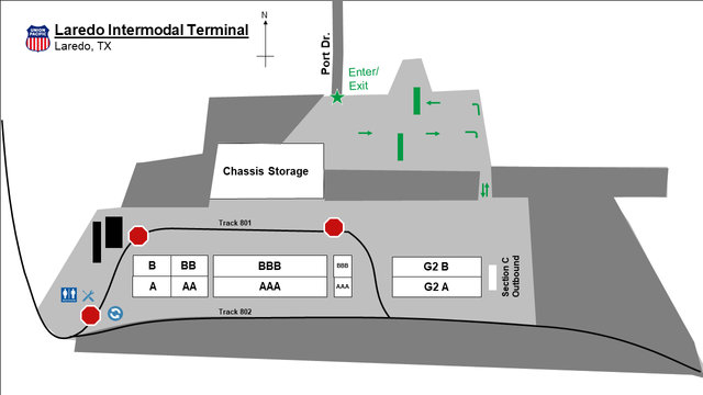 Laredo detailed facility map