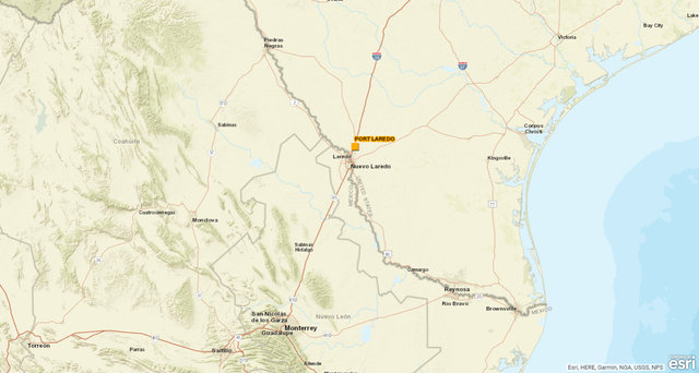 Laredo facility map