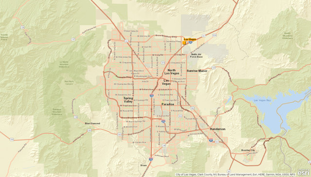 Las vegas facility map