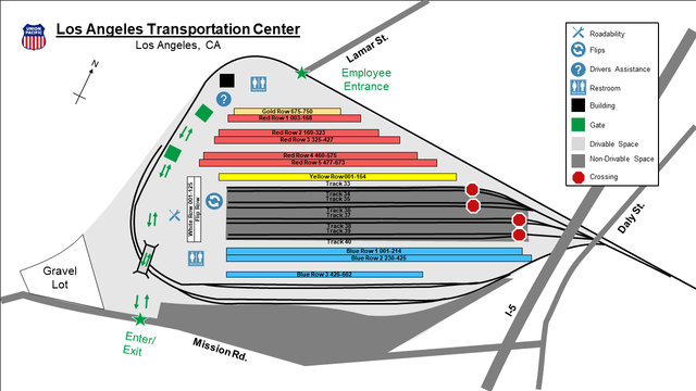 LATC detailed facility map