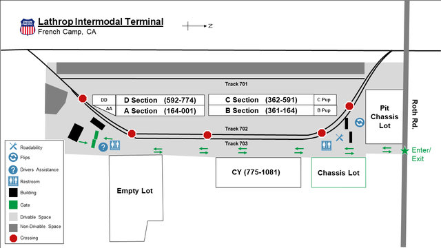 Lathrop detailed facility map
