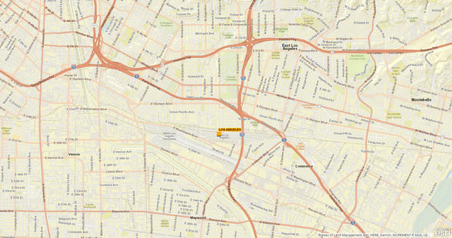 Los angeles facility map