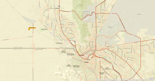 Original | Intermodal Terminal Map Santa Teresa