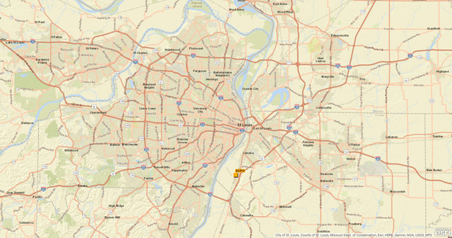 Original | Intermodal Terminal Map St. Louis