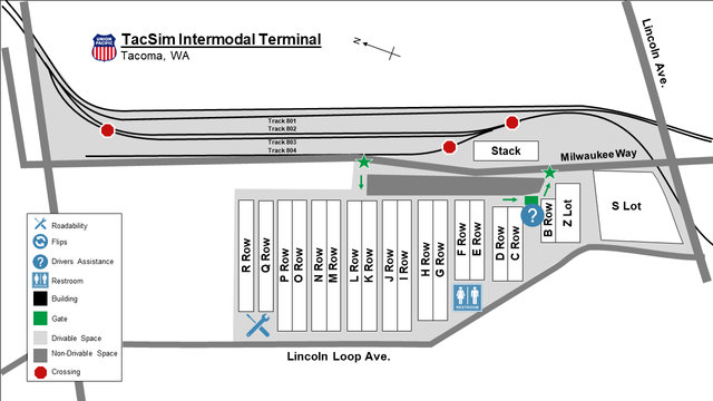Tacoma detailed facility map