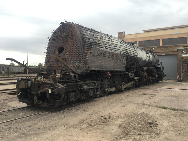 Stripped down Big Boy, locomotive No. 4014.