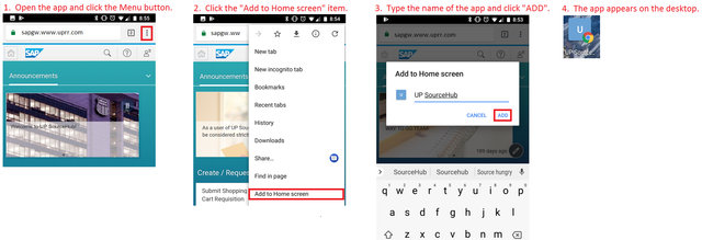 Mobile Device Add as App Google