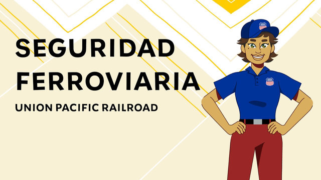 ¡Union Pacific seguridad ferroviaria con Conductora Connie!