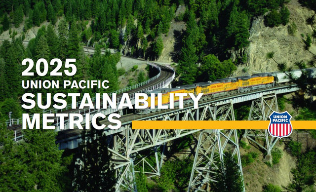 Union Pacific Sustainability Metrics Report Cover Image